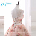 Lace Up Scoop capilla tren Organza baratos baratos Muestra de Quinceañera Vestidos